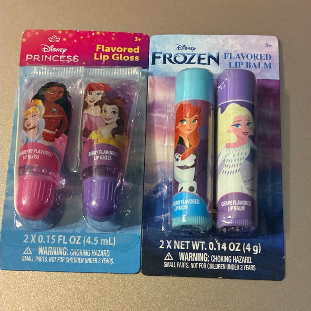 Disney Princess and Frozen Lip Gloss and Balm Duo